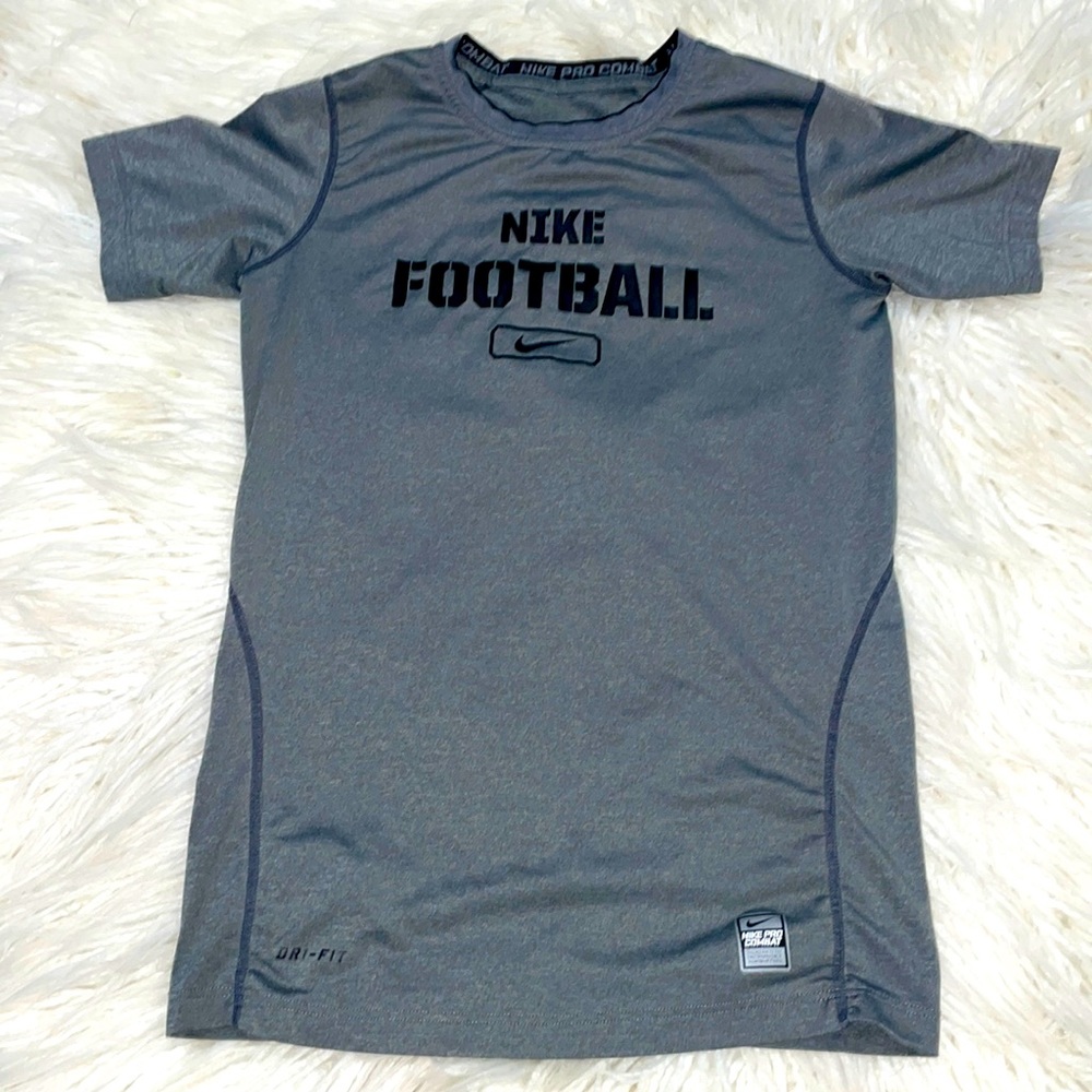 Nike pro combat compression tee football youth Large